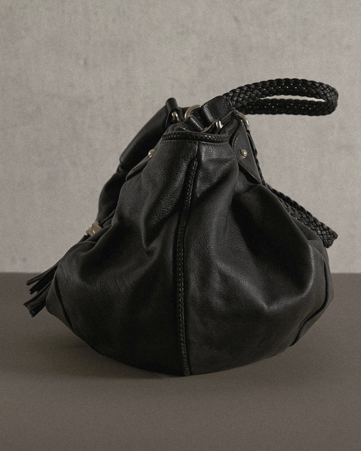 Gucci Marrakech Hobo, black leather – side view